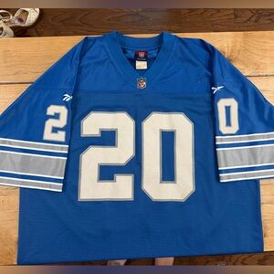 1996 Throwback Vintage Barry Sanders Detroit Lions Jersey